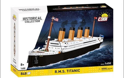 Klocki konstrukcyjne Cobi Historical Collection Titanic 848 elementów COBI-1688 (5902251016883)