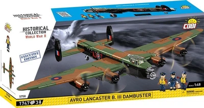 Klocki konstrukcyjne Cobi Avro Lancaster B III Dambuster Executive Edition 1747 elementów COBI-5758 (5902251057589)