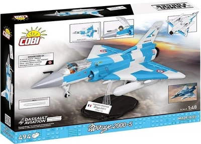Klocki konstrukcyjne Cobi Armed Forces Mirage 2000-5 494 elementy COBI-5917 (5902251059170)