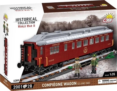 Klocki konstrukcyjne Cobi Historical Collection Compiegne Wagon 2001 elementów COBI-6289 (5902251062897)