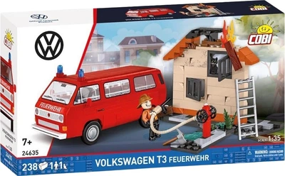 Klocki konstrukcyjne Cobi Volkswagen T3 Feuerwehr 238 elementów COBI-24635 (5902251246358)