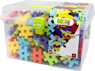 Klocki konstrukcyjne Meli Maxi Travel Box 230 elementów 50411 (5902431290744)