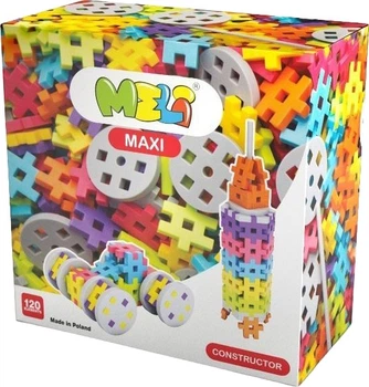 Klocki konstrukcyjne Meli Maxi 120 elementów 50421 (5902431290843)