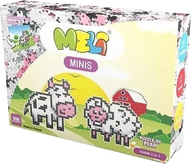 Конструктор Meli Minis Ферма 2 в 1 500 елементів 50328 (5902431291215)