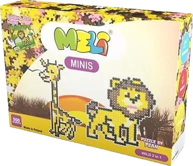 Klocki konstrukcyjne Meli Minis Wild 2 w 1 500 elementów 50338 (5902431291314)
