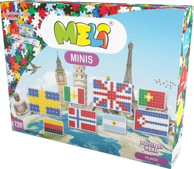 Конструктор Meli Minis Флаги 700 элементов 50380 (5902431291581)