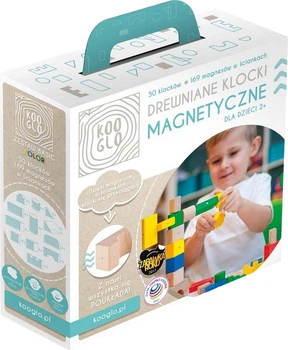 Klocki drewniane Kooglo Basic Colour 50 elementów K3050C (5906874169025)