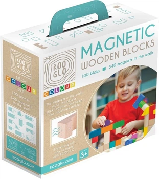 Klocki drewniane Kooglo Mega Colour 100 elementów K30100C (5906874169049)