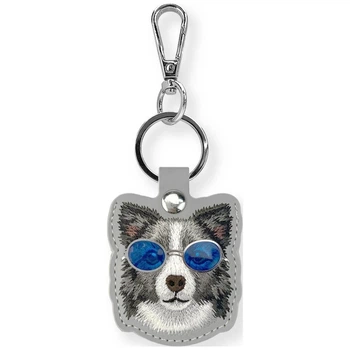 Чохол Nimmy для локатора Glasses Cool and Cute Dog Grey (6971080318726)