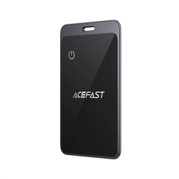 Bluetooth-трекер Acefast S3 в виде карты совместимый с Apple Find My Grey (6974316285694)