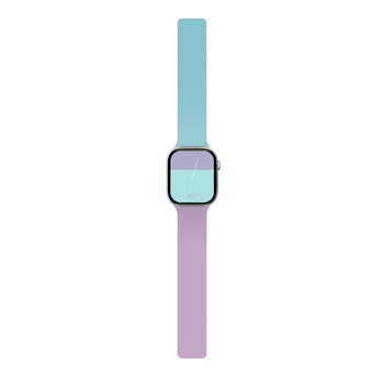 Ремешок Moft Snap Duo для Apple Watch Series 11/10 42 mm | Series 9/8/7 41 mm | 6/5/SE 40 mm | 3/2/1 38 mm Pink/Green (MD025-1-42-PNPPAQGN)