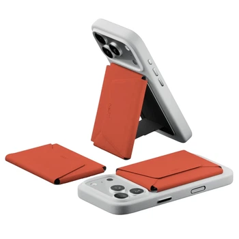 Магнитный кошелек-штатив Moft Agile Travel Red with MagSafe (MB005S-1-CLRD)