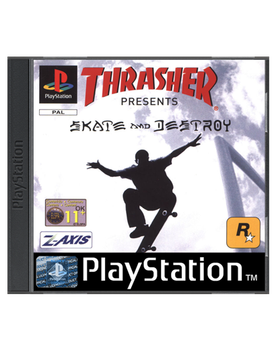 Игра Sony PlayStation 1 Thrasher Presents Skate and Destroy Europe Английская Версия Б/У