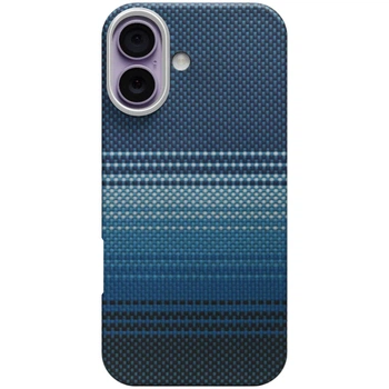 Ультратонкий чехол Carbon Protection Slim MagSafe для iPhone 17 (Айфон 17 ) Blue