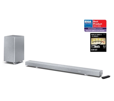 Саундбар Sharp HT-SBW55121 5.1.2 Bluetooth Сріблястий