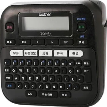 Принтер етикеток Brother PT-D210, портативний принтер етикеток початкового рівня з кількома варіантами живлення