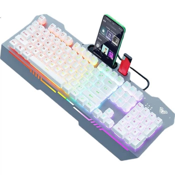 Клавиатура игровая AULA F3010 механическая проводная, 104 клавиши, подсветка