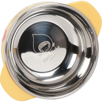 Детская миска LOCK&LOCK HelloBebe из стали 304 с ручками 270 мл
