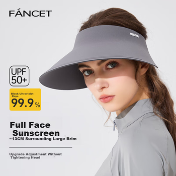 Сонцезахисний капелюх FANCET для жінок, літній безшовний цільний козирок, складний капелюх-козир, стійкий до ультрафіолетового випромінювання, з широкими полями