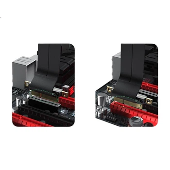 Райзер KELEPU PCI-E X4, для мережевої та звукової карти, 90°, 5 см
