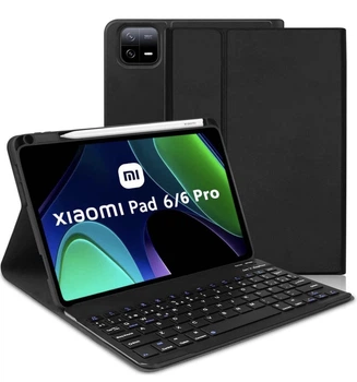 Чехол клавиатура AVNICUD для Xiaomi Pad 6 / Pad 6 Pro 11” (2023), Bluetooth, черный