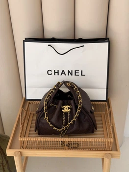 Сумка жіноча Chanel 25 Small Handbag Premium 940131 шоколадный