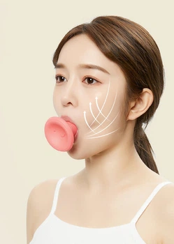 Тренажер для обличчя силіконовий. Face Trainer для підтяжки овалу та зменшення носогубних складок, вправи вдих/видих 9775