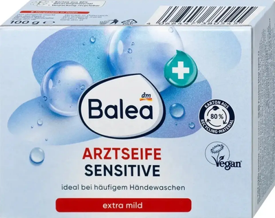 Тверде мило Balea Arztseife Sensitive 100 г (4066447933710)