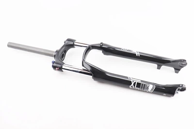 Вилка амортизационная передняя для велосипеда 27,5" SF15-XCM, шток 1-1/8" 255 мм, ход 100 мм, Lockout SR Suntour
