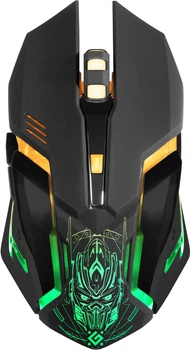 Миша Defender Trigger GM-934 Led Wireless Black (4714033529341)