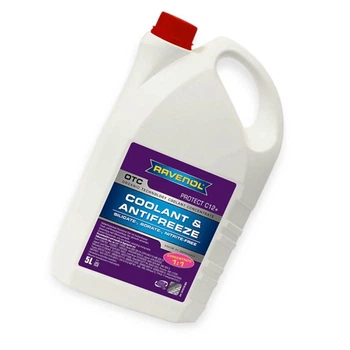Антифриз червоний 5 л -37°C концентрат (1:1) C12+ OTC VAG TL 774-D, F Ravenol
