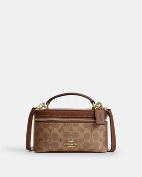 Сумка жіноча Coach Rainer Crossbody Bag 18 In Signature Canvas CEO23 бежева