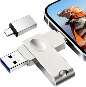 USB-флешка Nanopell 128 ГБ з автономним адаптером Type-C