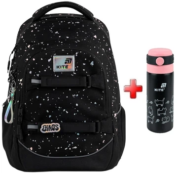 Рюкзак Kite Education teens Holographic K26-727M-1 подарок термос (на рост ребенка 130-145 см)