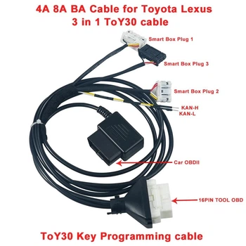 30-PIN 4A 8A-BA для изготовления смарт ключей Toyota PD11