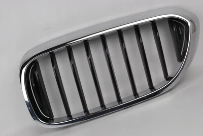Решетка радиатора BMW 5-Series G30 2017-, левая хромированная, черный глянец, AVTM, 181447991