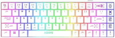 Klawiatura bezprzewodowa Aqirys Mira 2.0 HaiMu Red Wireless/Bluetooth/USB White (AQRYS_MIRA2WH)