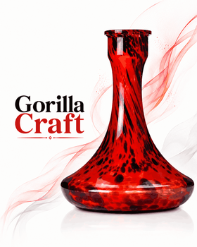 Колба Gorilla Craft черно-красная