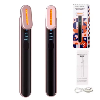LED-аппарат для лифтинга лица и ухода за кожей Светодиодный с EMS-микротоками Многофункциональный