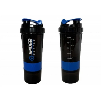 Спортивний шейкер Spider EF-7200-BL 0,5 л, чорно-синій