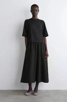 Сукня жіноча COS layered boat-neck midi dress 1293955001 S Чорний