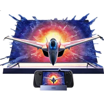 Сумісний з UGREEN: Steam Deck/OLED/док-станція розширення ROG, док-станція розширення Xbox Series X|S, док-станція розширення Legion Go для телефонів/планшетів, дублювання екрана DP1.4, 4K 120 Гц