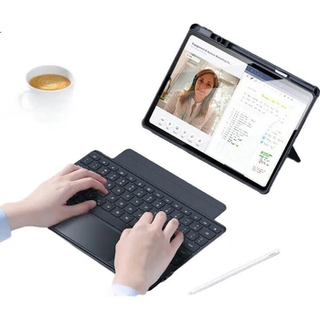 Чехол-клавиатура Shanmo с магнитной регулировкой для планшетов Huawei MatePad 11.5/11.5s/Air 11.5 дюймов (модели 2024/2025/2026) с возможностью бесступенчатой регулировки.
