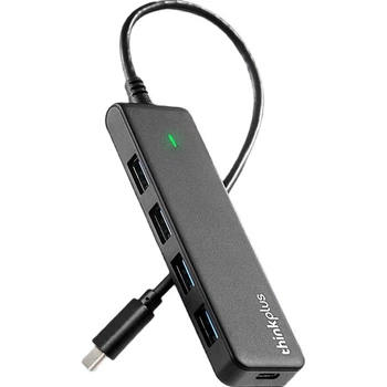Док-станція розширення ThinkPad Lenovo Type-C, концентратор USB 3.0, 4-портовий конвертер, док-станція розширення USB, адаптер, подовжувач USB, док-станція розширення ноутбука LC04