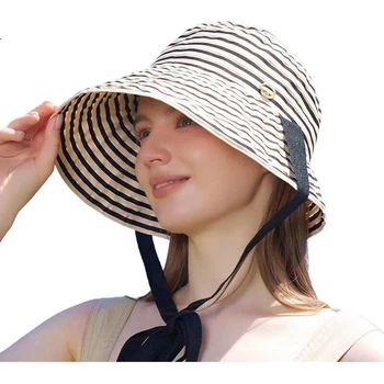 Солнцезащитная шляпа Kenmont Outdoor с широкими полями для весны и лета, пляжная солнцезащитная шляпа-козырек для рыбалки с защитой от УФ-излучения, складная шляпа от солнца 6239