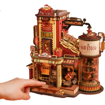 Конструктор ROKR, 3D-пазл для дорослих, музична скринька, ручна збірка