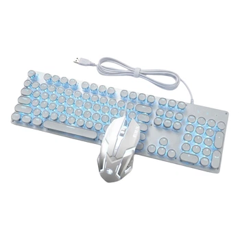 Комплект беспроводной Rapoo 8100GT Wireless/Bluetooth White