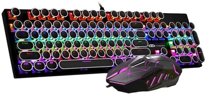 Комплект проводной MageGee Mechanical Storm USB Черный
