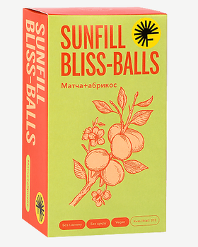 Цукерки «Матча-абрикос» Sunfill 135 г