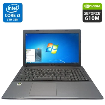 Ноутбук Asus X55VD / 15.6" (1366x768) TN / Intel Core i3-2330M (2 (4) ядра по 2.2 GHz) / 8 GB DDR3 / 500 GB HDD / nVidia GeForce 610M, 1 GB GDDR3, 64-bit / WebCam / DVD-ROM б/в